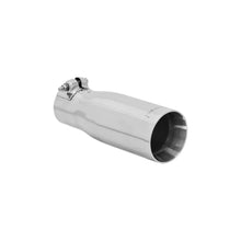 Load image into Gallery viewer, Flowmaster Exhaust Tip - 3.00 in. Straight Cut Polished SS Fits 2.25 in. Tubing - Clamp on 15375 - Side View
