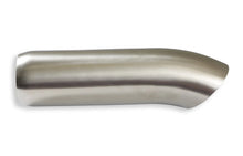Load image into Gallery viewer, Flowmaster Exhaust Tip - 3.00 in. Turn Down Brushed SS Fits 2.50 in. Tubing - weld on 15341 - Side View