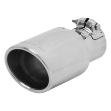 Load image into Gallery viewer, Flowmaster Exhaust Tip - 3.25 x 3.75 in. Oval Polished SS Fits 2.25 in. Tubing - Clamp on 15388 - Main Product View