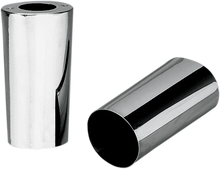 Load image into Gallery viewer, Fork Slider Covers - Stock Length - Chrome - Smooth DragSpecialties 74537 - Main Product View