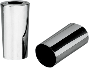 Fork Slider Covers - Stock Length - Chrome - Smooth DragSpecialties 74537 - Main Product View