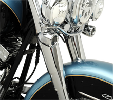 Load image into Gallery viewer, Fork Slider Covers - Stock Length - Chrome - Smooth DragSpecialties 74537 - Side View