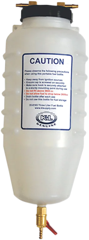 Fuel Injected Rated Fuel Bottle - 3 Liters K&L Supply 35-8165 - Main Product View