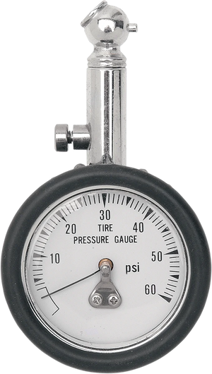 Gauge - Pressure - 60PSI - 45 Degrees DragSpecialties DS181211-1BCSC2 - Main Product View