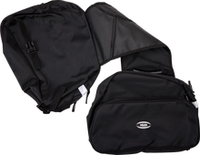 Load image into Gallery viewer, Gears Saddlebag - Black - Arctic Cat 300156-1 - Side View