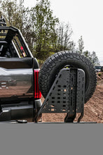 Load image into Gallery viewer, Go Rhino Swing-A-Way Hitch Mounted Tire Carrier (Lic. Plate Lights Not Included) - Textured Black - Additional View 9