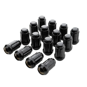 Gorilla Automotive 4LUG 12-1.50 SPLINE WIK W/VALVES BLK GOR K4CS-12150BGR