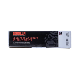 Gorilla Automotive GOR 1/2 OZ 30-6 OZ STRIPS - BLACK 10006BG