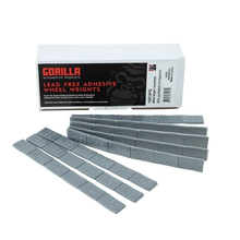 Load image into Gallery viewer, Gorilla Automotive GOR 1/2 OZ L.P. 52-3 OZ STRIPS - SILVER 10010FG