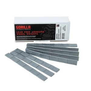 Gorilla Automotive GOR 1/2 OZ L.P. 52-3 OZ STRIPS - SILVER 10010FG