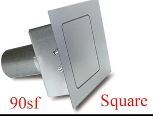 Hagan Street Rod Square Fuel Door  Flat Surfaces 90SF