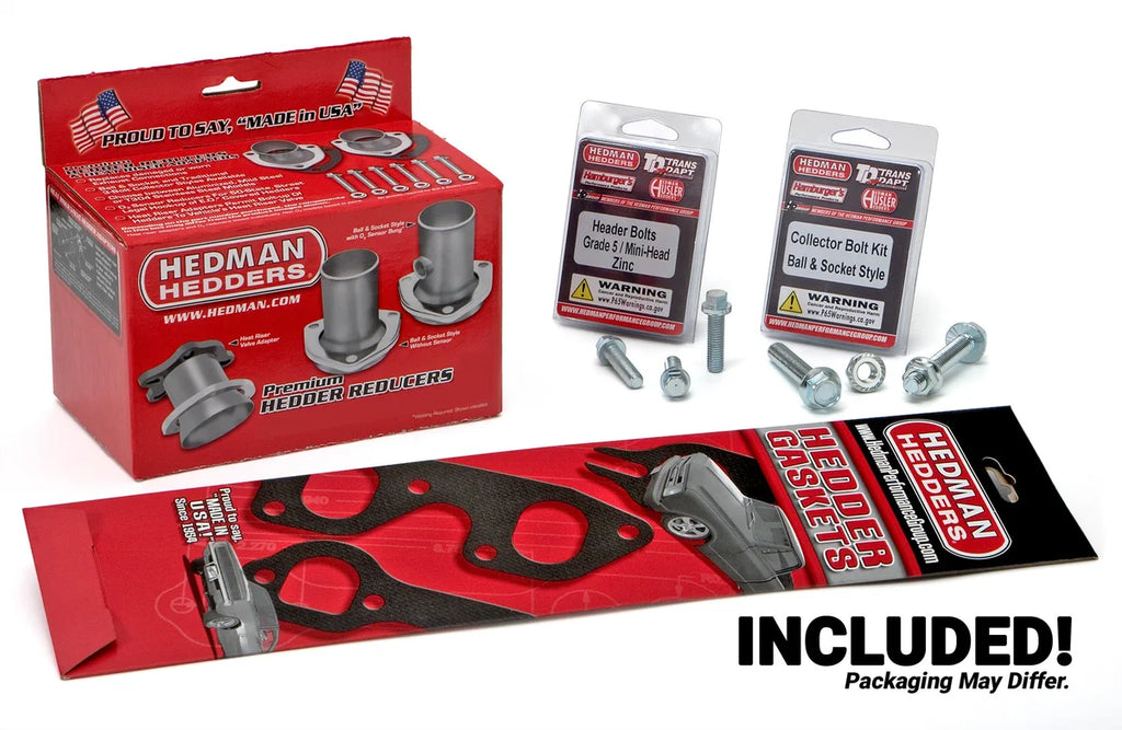 Hedman Hedders HD Silver Mid-Length Headers for 1988-97 2WD/4WD Ford F150-F350 Trucks with 7.5L 89468 - Installation View