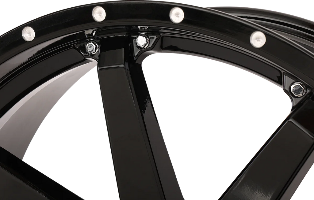 High Lifter Products Wheel - HL10 - Front/Rear - Gloss Black - 20x7 - 4/137 - 4+3 (+10 mm) 20HL10-1237 - Side View