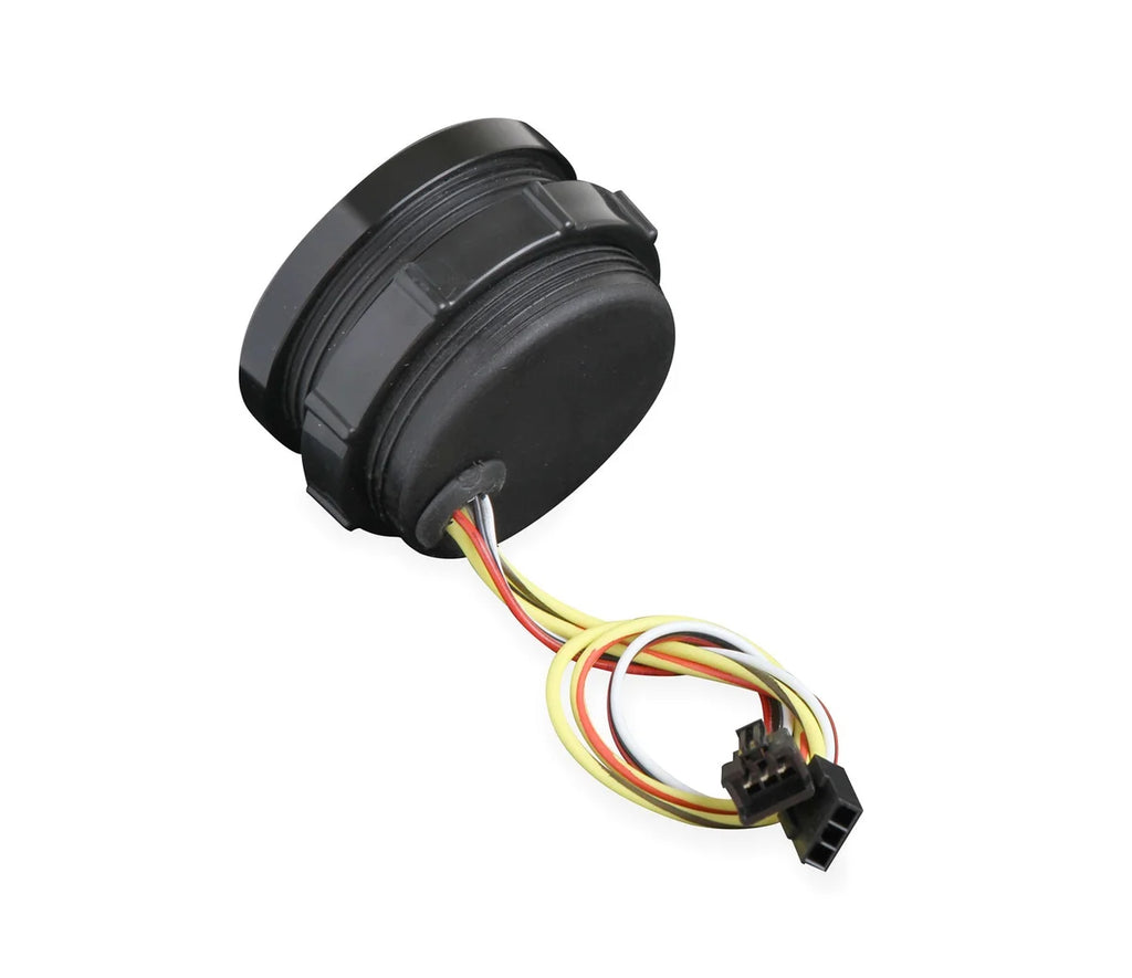 Holley Black 2-1/16" Transmission Temperature 60-260°F-Holley logo 26-605 - Back View