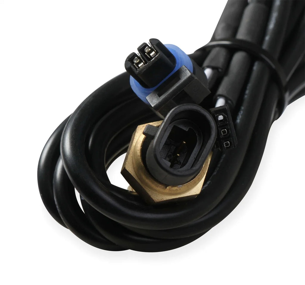 Holley Black 2-1/16" Transmission Temperature 60-260°F-Holley logo 26-605 - Installation View