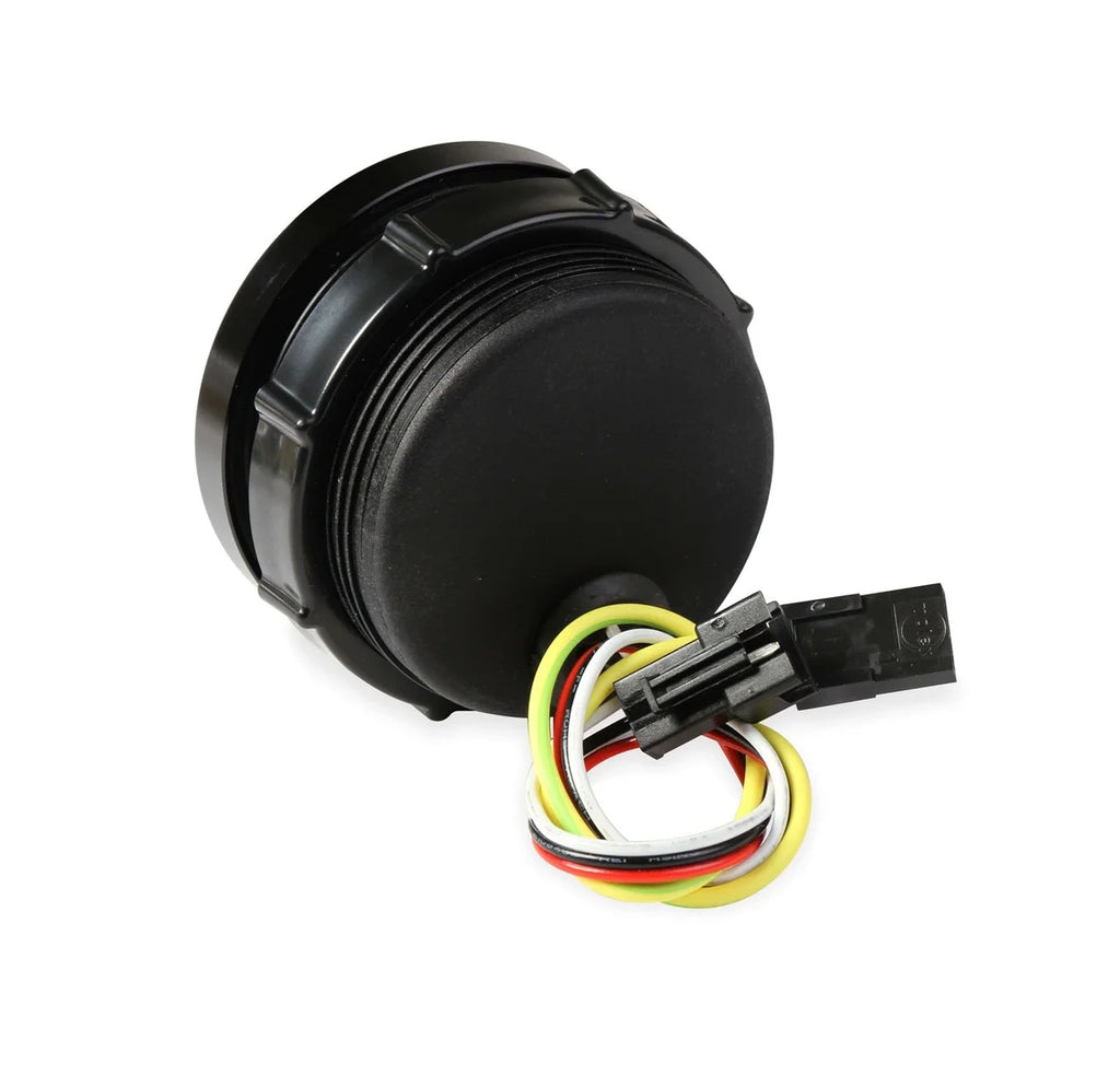 Holley Black 2-1/16" Voltage 8-18 volts-Holley logo 26-603 - Detail View