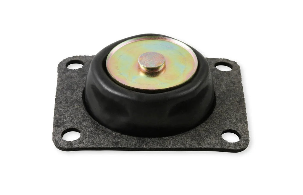 Holley Carburetor Diaphragm Diaphragms 50cc  (black) Rubber w/o Screws 135-7 - Installation View