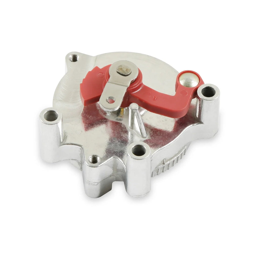 Holley Electric Choke Conversion Kit Shiny Finish Piston-less Design 45-240 - Side View