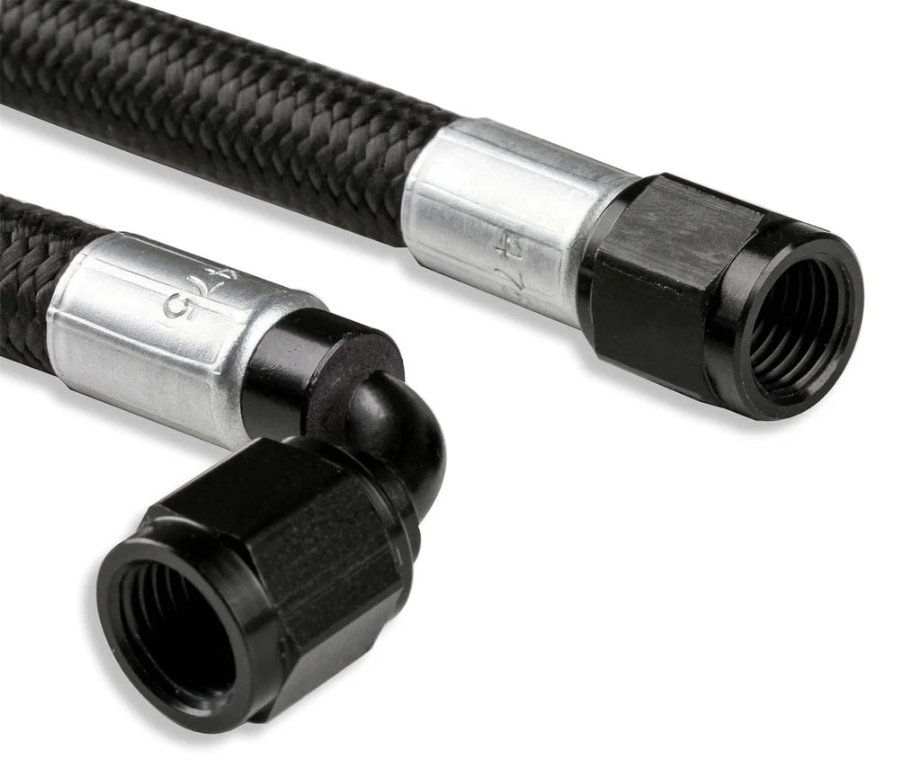 Holley Holley LS Steam Tube Kit w/ Black Pro-Lite 350 Hose 26-553 - Side View