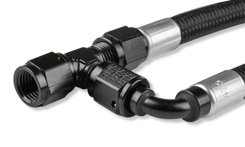 Holley Holley LS Steam Tube Kit w/ Black Pro-Lite 350 Hose 26-553 - Back View