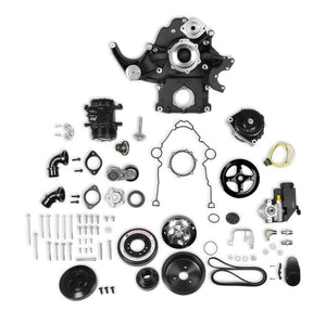 Holley Holley Premium Black Mid-Mount Complete Accessory System 20-292BK - Main Product View