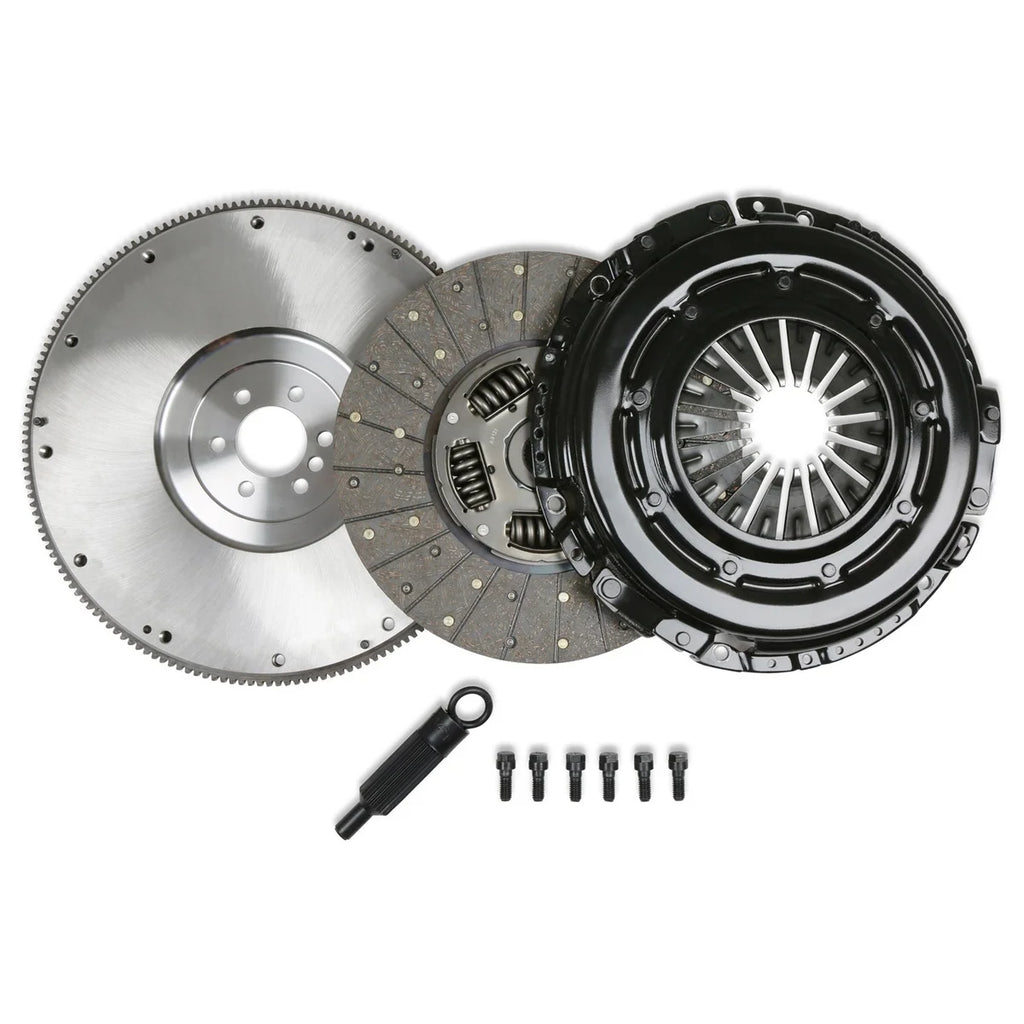 Holley - Includes Flywheel, Clutch, Hydraulic Release Bearing, Hardware 319-575 - Back View