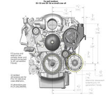 Load image into Gallery viewer, Holley Includes SD7 A/C Compressor, Alternator, P/S Pump, Tensioner, Belt, & Pulleys 20-162BK - Side View
