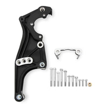 Load image into Gallery viewer, Holley Low-Mount LS Accessory Drive Bracket - Driver's Side P/S & Alt Bracket Black 20-155BK - Side View