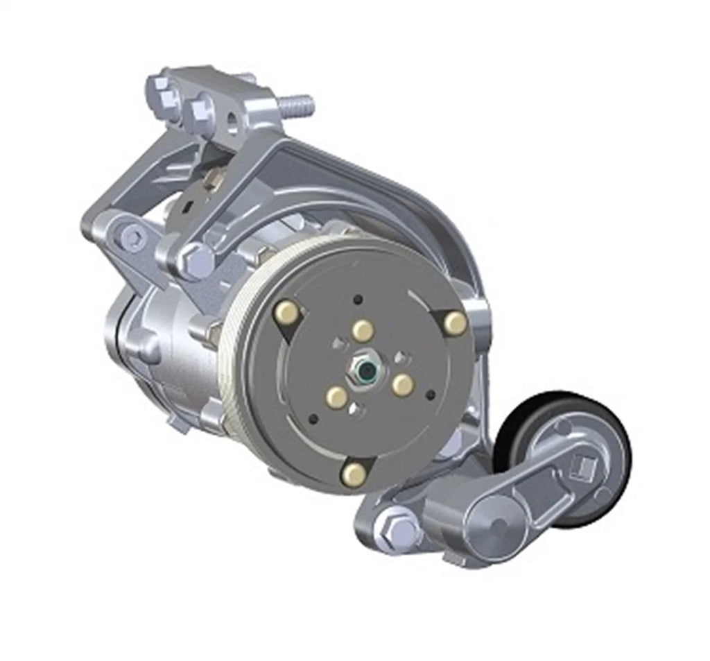 Holley Low-Mount LS Drive System (A/C) w/ Sanden SD7 Compressor - Passenger's Side 20-160 - Additional View 5