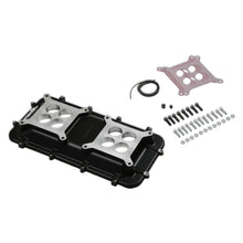 Load image into Gallery viewer, Holley Mid-Rise Plenum Base Adapter Kit - GM LS1/LS2/LS6 - Black 300-267BK - Main Product View