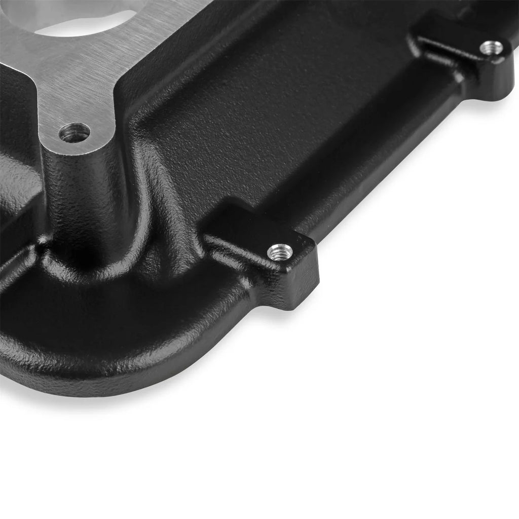 Holley Mid-Rise Plenum Base Adapter Kit - GM LS1/LS2/LS6 - Black 300-267BK - Additional View 7