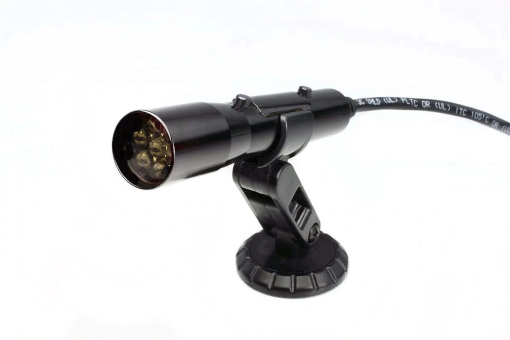 Holley Sniper EFI Black Tube, Red LED OBD-ll Plug Connection for 2008-Present vehicles 840001-1 - Side View