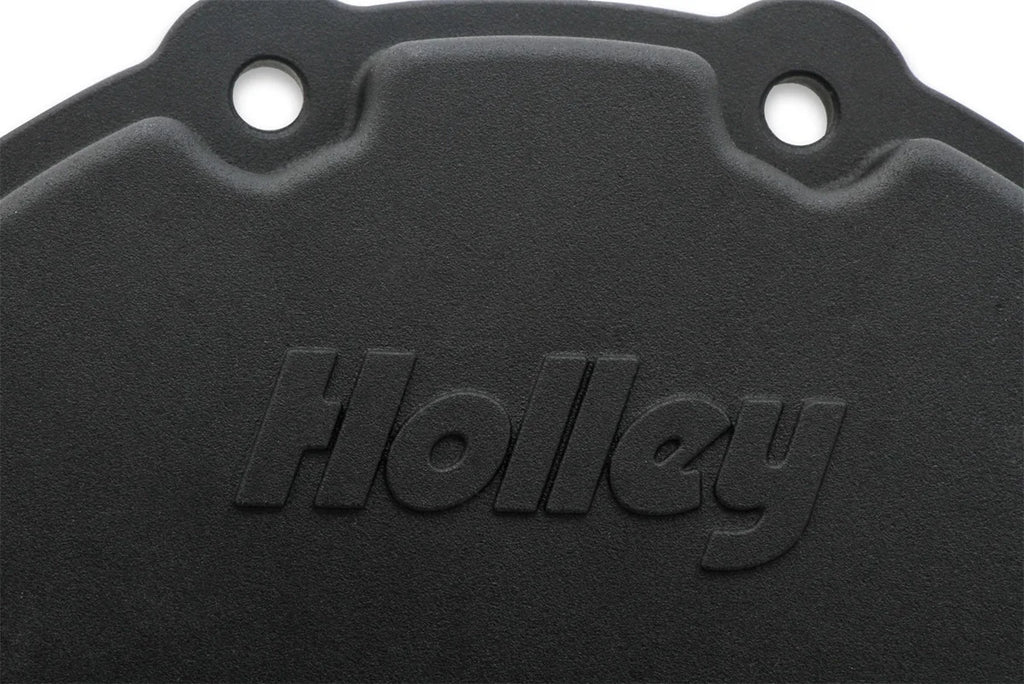 Holley Vortec/Small Block Chevy Cast Aluminum Timing Chain Cover - Black Finish 21-151 - Additional View 6