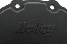 Load image into Gallery viewer, Holley Vortec/Small Block Chevy Cast Aluminum Timing Chain Cover - Black Finish 21-151 - Additional View 6