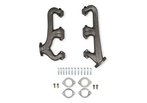 Hooker Small Block Chevy Universal Exhaust Manifolds, 2.5" Collector, Natural Finish 8525HKR - Main Product View
