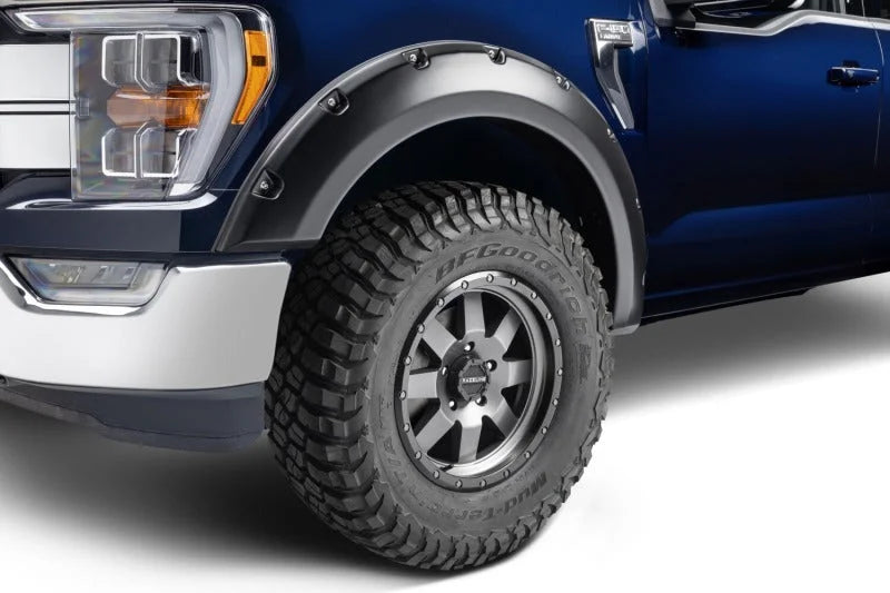 Husky Liners 21-25 Ford F-150 (excl. Lightning) Pocker Style Fender Flares - 4pc - Installation View