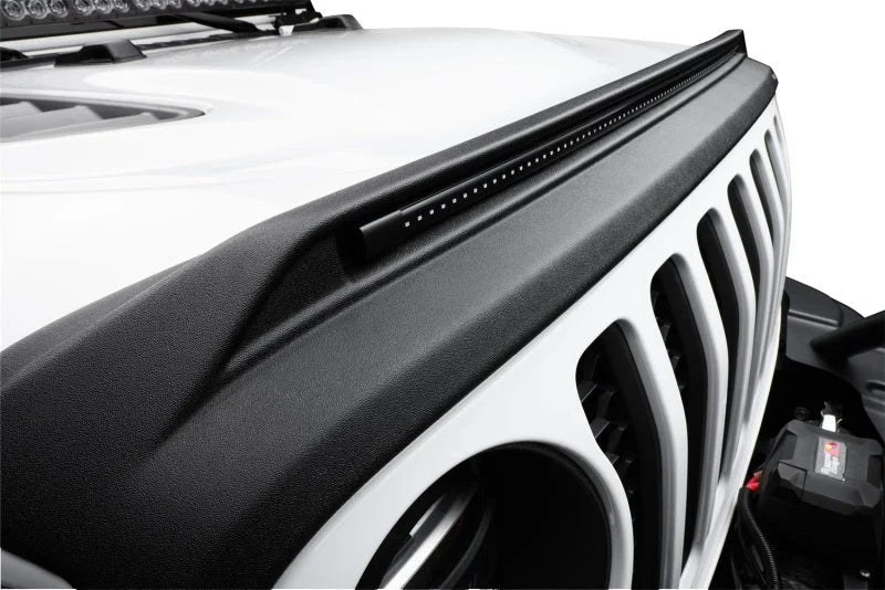 Husky Liners 23-25 Ford F-250 Super Duty Aeroskin Lightshield PRO - Black - Back View