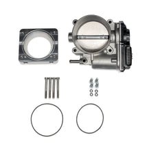 Load image into Gallery viewer, IAG Performance Big Bore 76mm Throttle Body & Adapter for OEM STI/Cosworth/AMS Manifolds Silver IAG-AFD-2027SL - Main Prod...