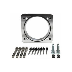 IAG Performance Big Bore 76mm Throttle Body Adapter for Process West Intake - Silver IAG-AFD-2021SL - Main Product View