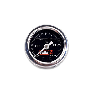 IAG Performance IAG 0-100 PSI Liquid Filled Fuel Pressure Gauge (Black Face). IAG-AFD-2050 - Main Product View