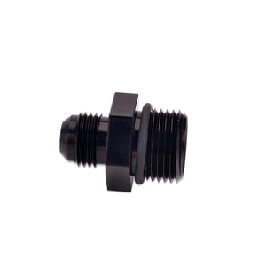 IAG Performance IAG -6 AN to -8 ORB Replacement Fuel Rail Fitting (Black Anodized Finish) IAG-RPL-AFD-2008 - Side View