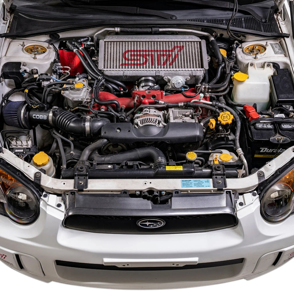IAG Performance IAG Air Oil Separator AOS For 06-07 WRX, 04-07 STI, 04-08 FXT - Red IAG-ENG-7185RD - Additional View 7