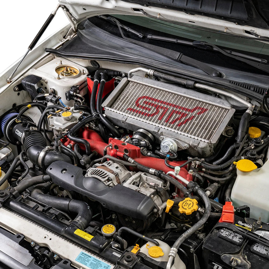 IAG Performance IAG Air Oil Separator AOS For 06-07 WRX, 04-07 STI, 04-08 FXT - Red IAG-ENG-7185RD - Additional View 8