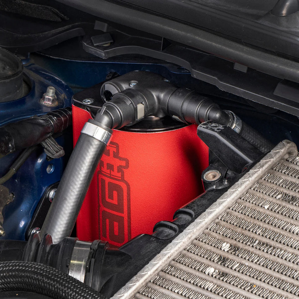 IAG Performance IAG Air Oil Separator AOS For 15-21 WRX, 14-18 FXT - Black IAG-ENG-7187BK - Back View