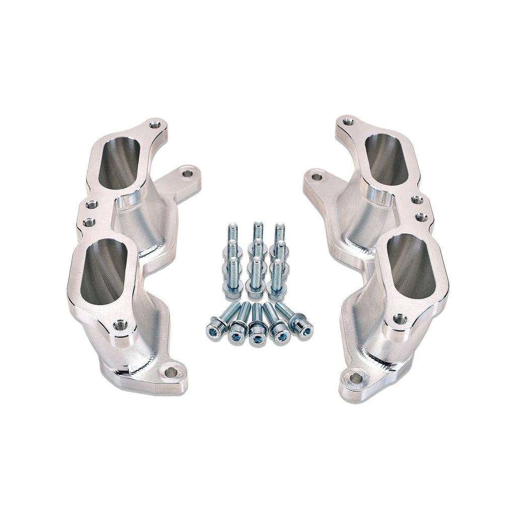 IAG Performance IAG Complete TGV Housings for 2015 - 21 Subaru WRX (Silver). IAG-AFD-3020SL - Side View