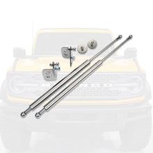 Load image into Gallery viewer, IAG Performance IAG EZ-Lift Hood Struts for 2021+ Ford Bronco - Stainless Steel / Silver Finish IAG-BDY-F1002SL - Back View