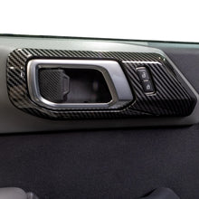 Load image into Gallery viewer, IAG Performance IAG I-Line 2pc Interior Door Handle Cover Gloss Carbon for 2021+ Bronco 2 Door IAG-ACC-F3088 - Main Produc...