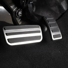Load image into Gallery viewer, IAG Performance IAG I-Line 2pc Pedal Cover Set Silver for 2021+ Ford Bronco Automatic IAG-ACC-F3082 - Main Product View