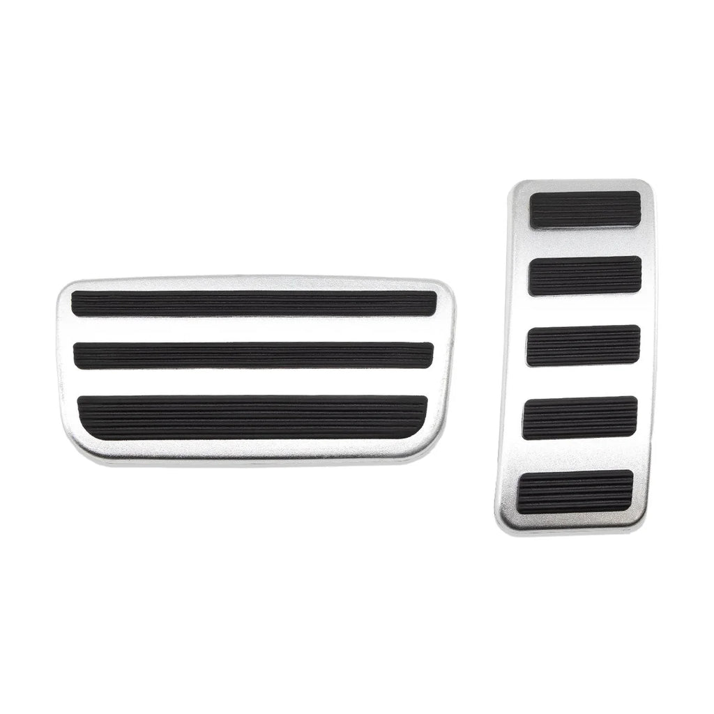 IAG Performance IAG I-Line 2pc Pedal Cover Set Silver for 2021+ Ford Bronco Automatic IAG-ACC-F3082 - Side View