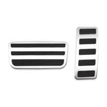 Load image into Gallery viewer, IAG Performance IAG I-Line 2pc Pedal Cover Set Silver for 2021+ Ford Bronco Automatic IAG-ACC-F3082 - Side View